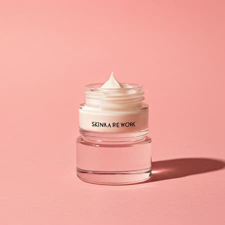 Skincare cream minimal aesthetic